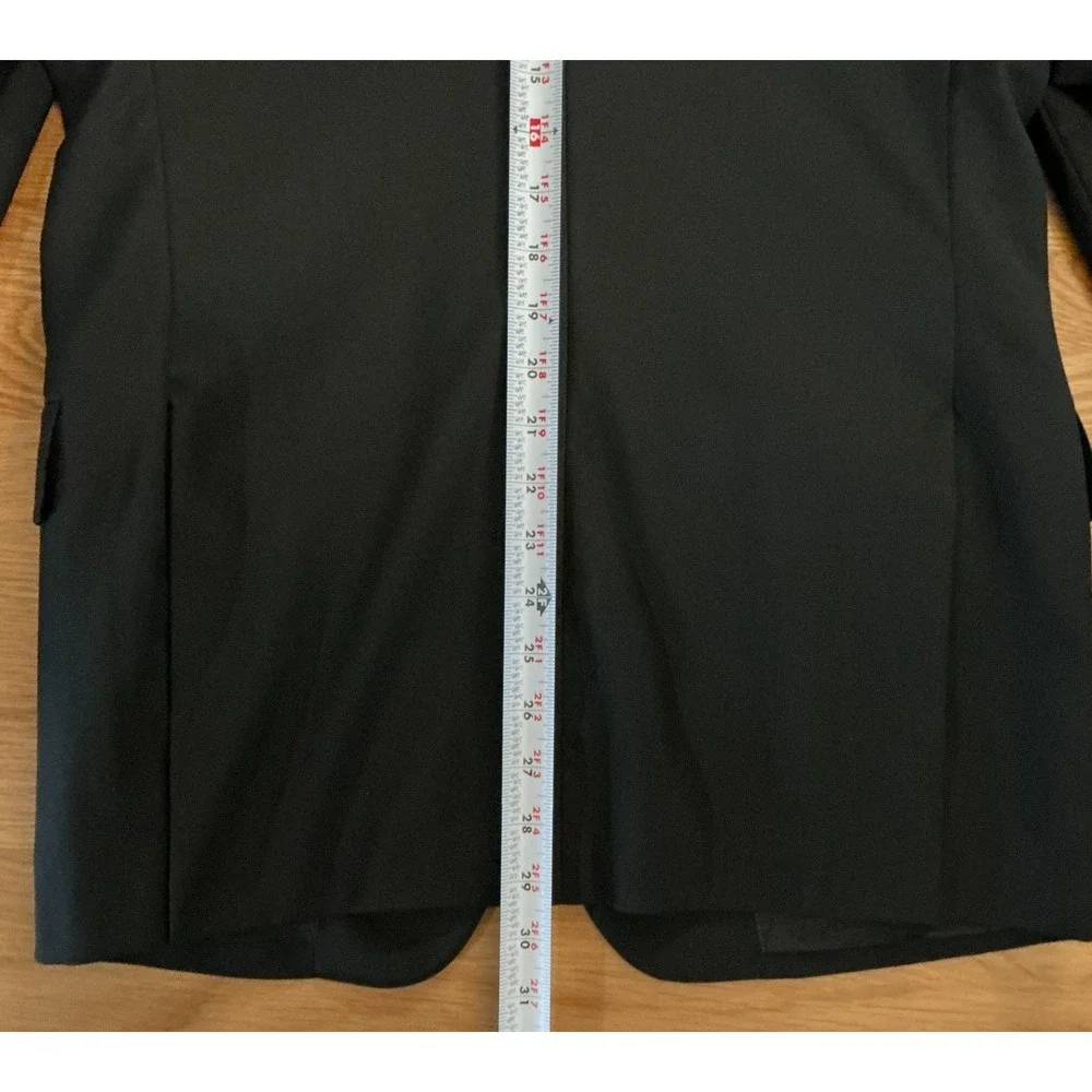 John Varvatos Mens 36 Black Wool Cashmere Blazer Sport Coat Made Canada‎